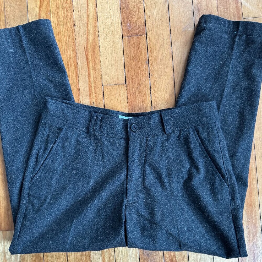 I Love Ugly - Slim Kobe Pant - Regular - Dark Olive Wool